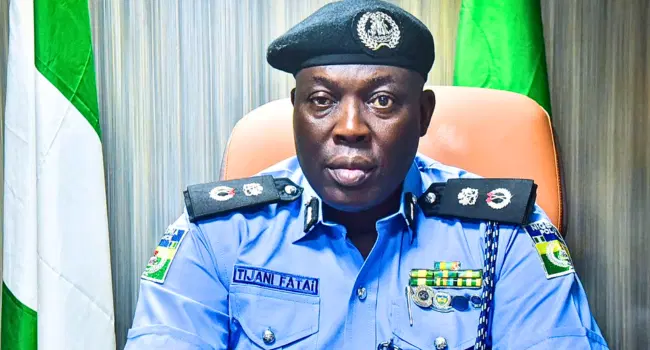 The Police Command in Lagos State has apprehended a woman for allegedly attempting to traffic three...