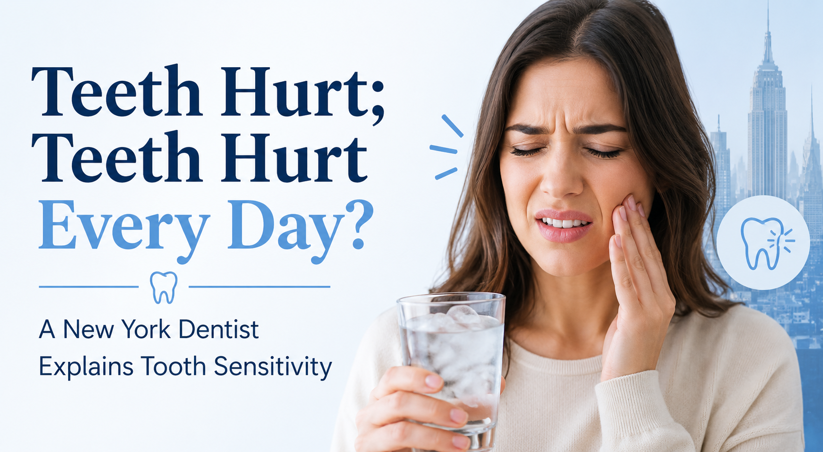 Language : EnglishTopics: Dentin HypersensitivityI Can’t Work Well Because My Teeth Hurt Every Day:...