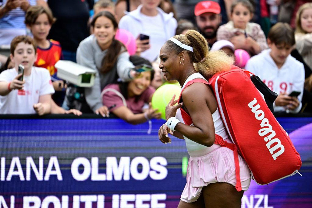 Serena Williams suffered a straight sets defeat in the Berlin Open doubles on Tuesday, hours after t...
