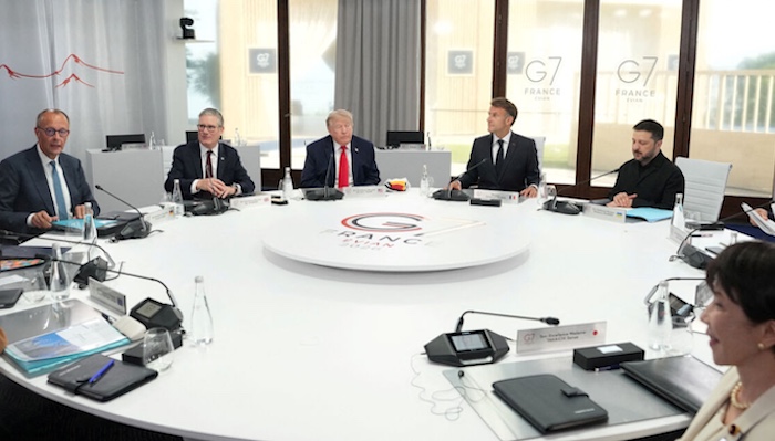 G7 leaders reaffirm support for Ukraine, approve tougher sanctions on Russia and back renewed peace...