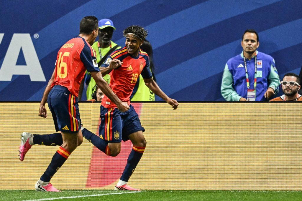 Lamine Yamal kickstarted Spain’s World Cup Group H campaign as he returned to the starting line-up t...