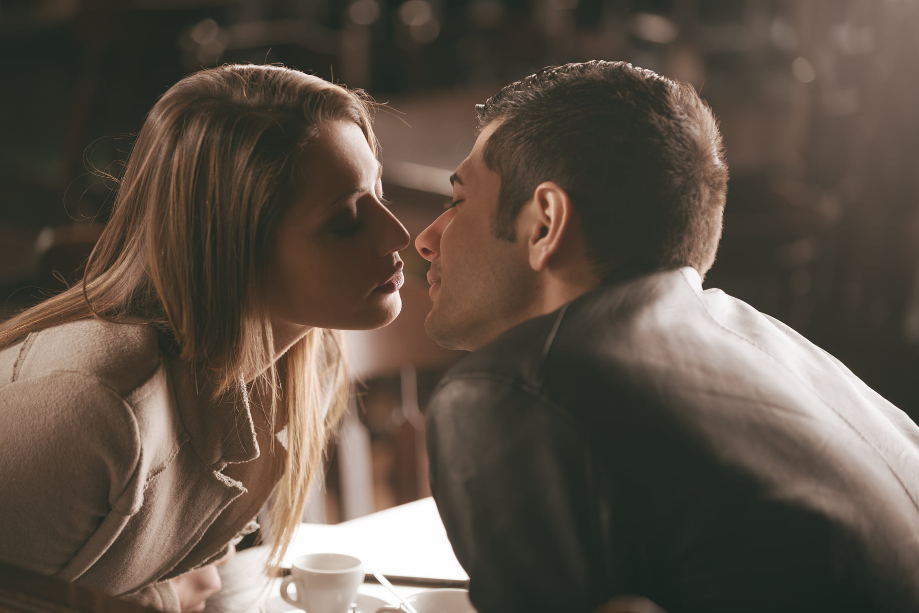 UK survey finds fewer adults kissing romantically, with confidence issues and self-consciousness inc...