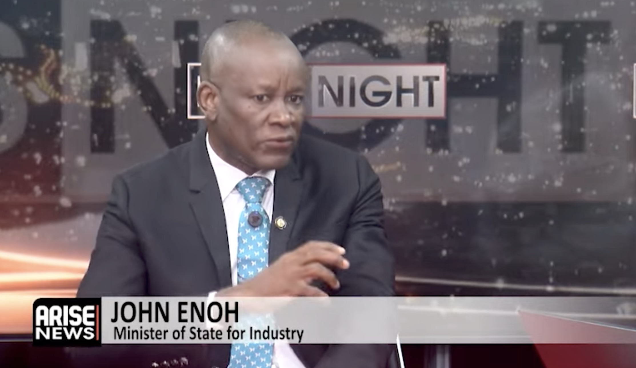 Minister of State for Industry John Enoh says ministry is driving Made in Nigeria and Nigeria First...