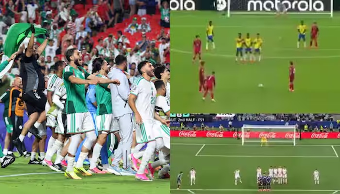 Austria and Algeria both advanced after a dramatic 3-3 draw sealed their World Cup progress in Kansa...