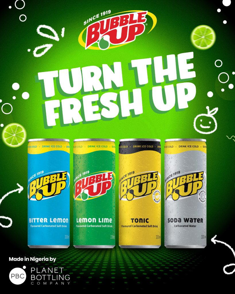 Bubble Up, the lemon-lime brand with more than a century of global heritage, has launched a new rang...