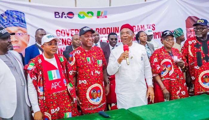APC governors mobilise ethnic communities in Ekiti for Oyebanji’s second term, praising his inclusiv...