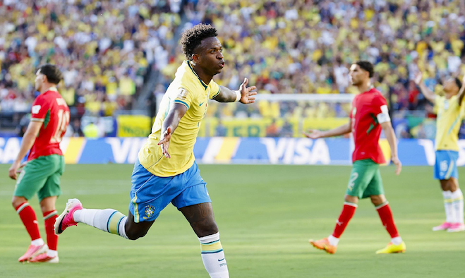 Vinicius Junior rescues Brazil with a stunning goal as Morocco earn a deserved 1-1 draw in World Cup...