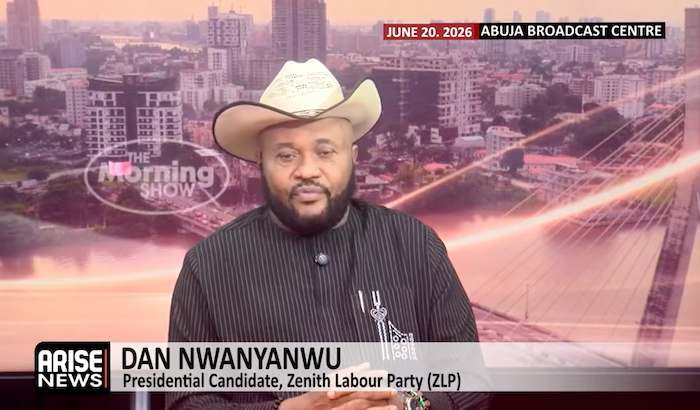 Zenith Labour Party presidential candidate Dan Nwanyanwu alleges deliberate attempts to weaken oppos...