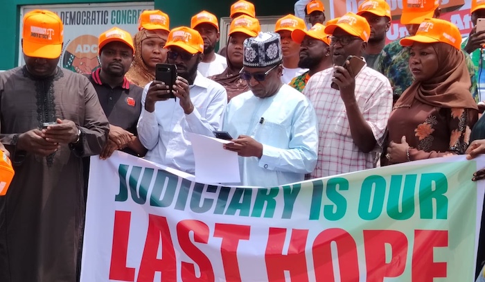 ADC youths urge NJC to remove Justice Lifu, alleging misconduct and bias over a ruling targeting pa...