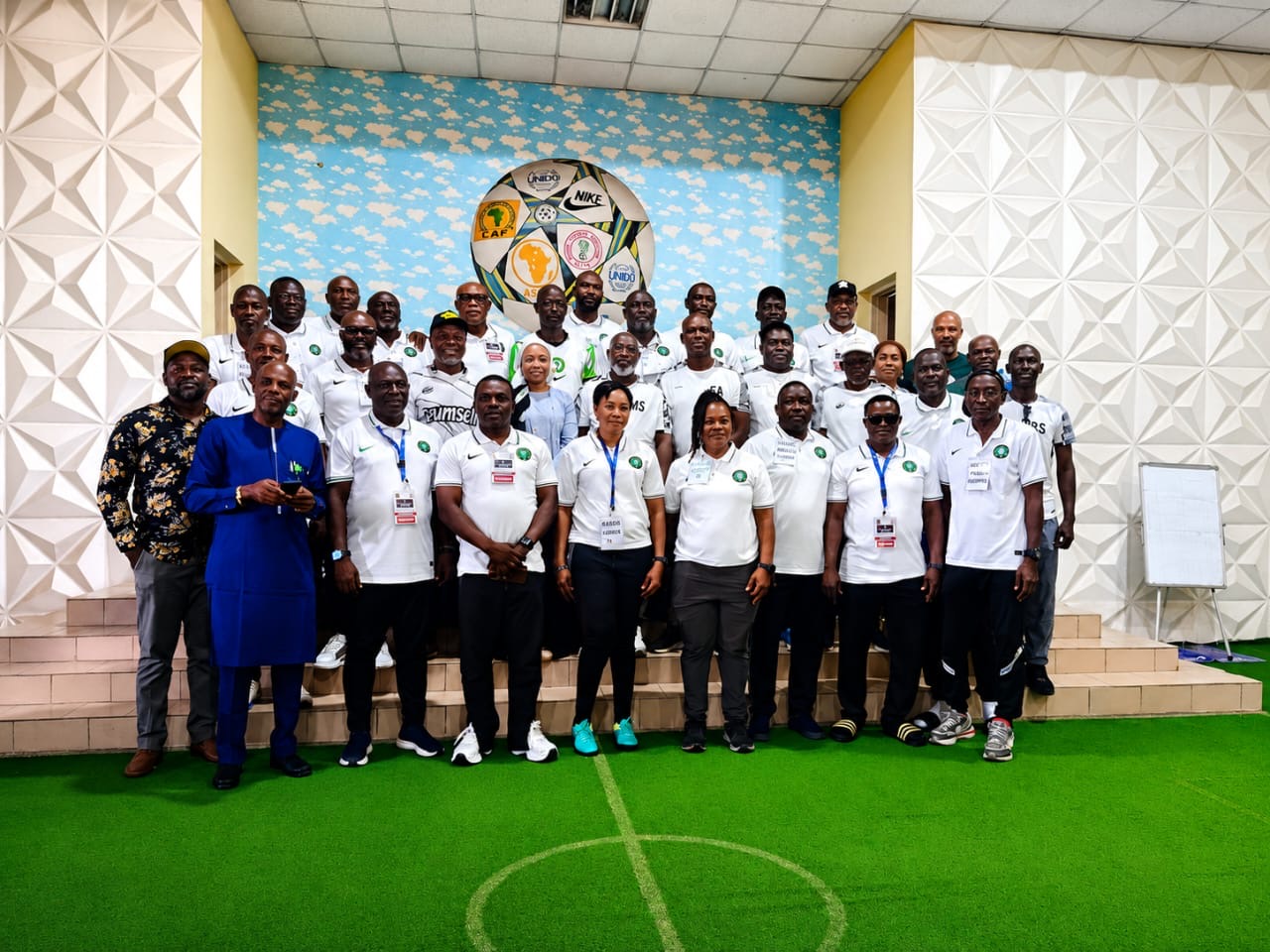 NFF launches new coaching and refereeing development initiatives, with plans to resume CAF A-License...