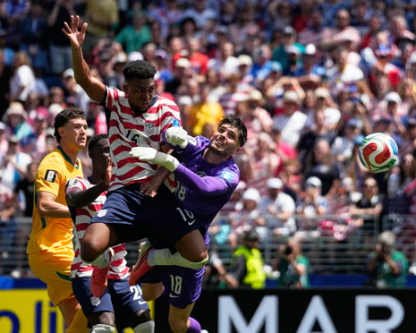 The United States advanced to the World Cup knockout rounds with a game to spare following an impres...
