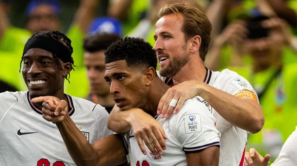 Harry Kane scores twice as England overpower Croatia 4-2, launching their World Cup campaign with a...
