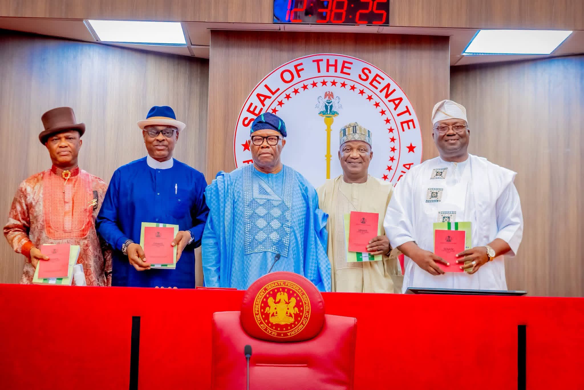 Four senators have been sworn in, raising APC strength in the Senate to 88 seats as Akpabio urges st...