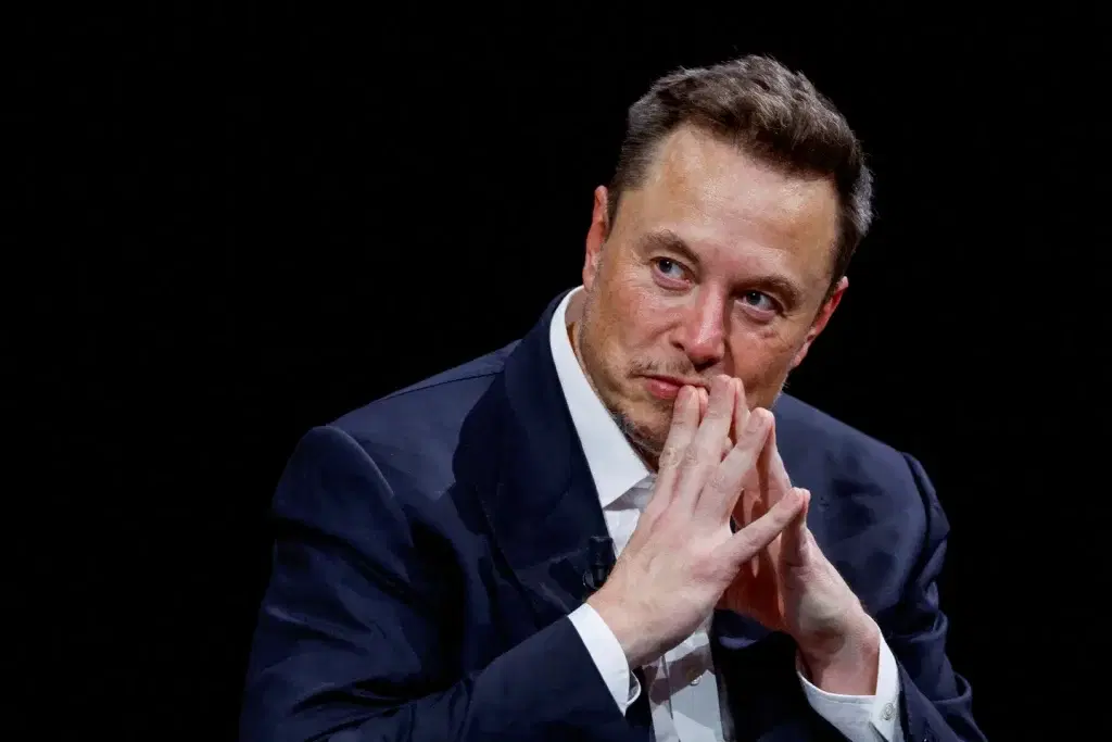 Chief Executive Officer, CEO, of Tesla and SpaceX, Elon Musk, has lost his trillionaire status follo...