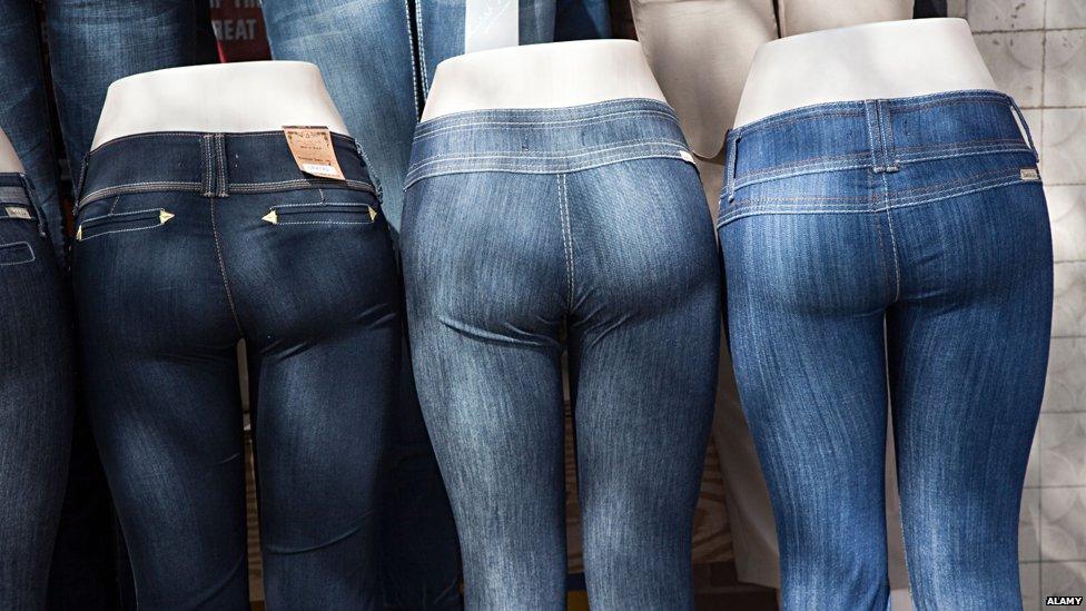 The trend of wearing extremely skinny jeans is currently one of the most popular in the fashion worl...