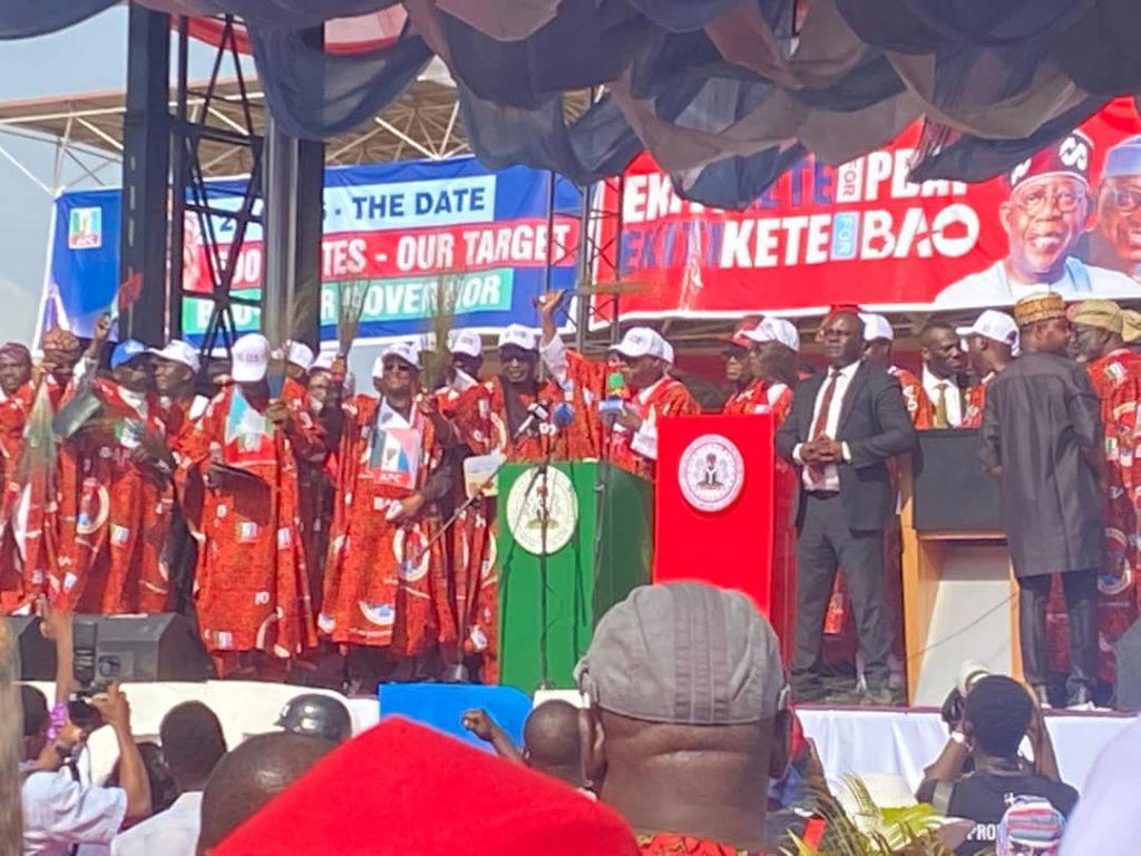 By Rotimi Ojomoyela
A massive show of political strength and unity played out in Ado-Ekiti on Tues...