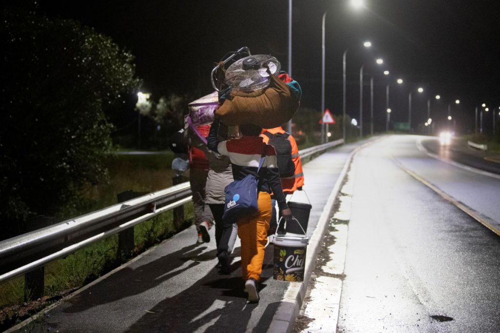 Hundreds of foreigners fearing for their lives have taken shelter in community halls on South Africa...