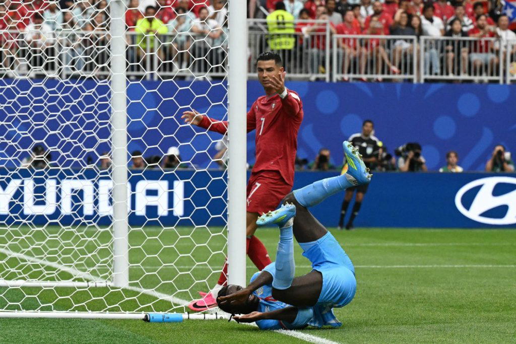 Portugal were held to a 1-1 draw by the Democratic Republic of Congo on Wednesday as Cristiano Ronal...