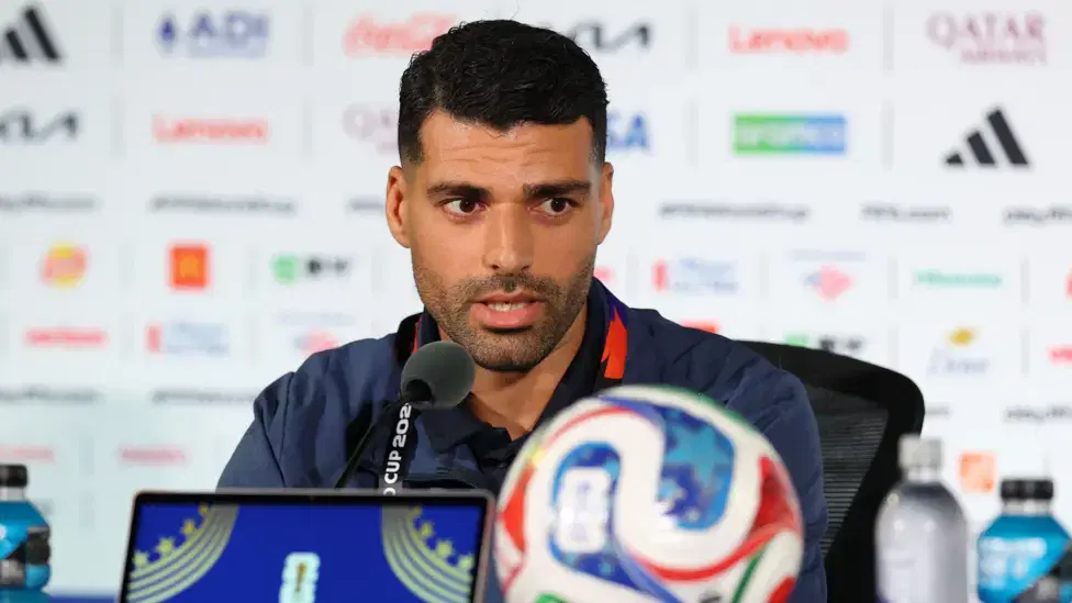 Iran head coach Amir Ghalenoei and star forward Mehdi Taremi insisted their squad will be playing fo...
