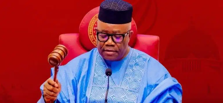Senate President Godswill Akpabio on Wednesday, swore in four new senators elected in the June 20 se...