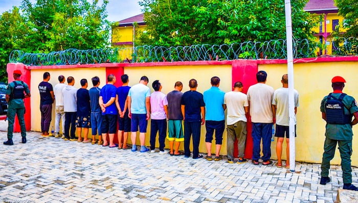 Mining Marshals arraigned 15 Chinese nationals and nine Nigerians over alleged illegal lithium minin...