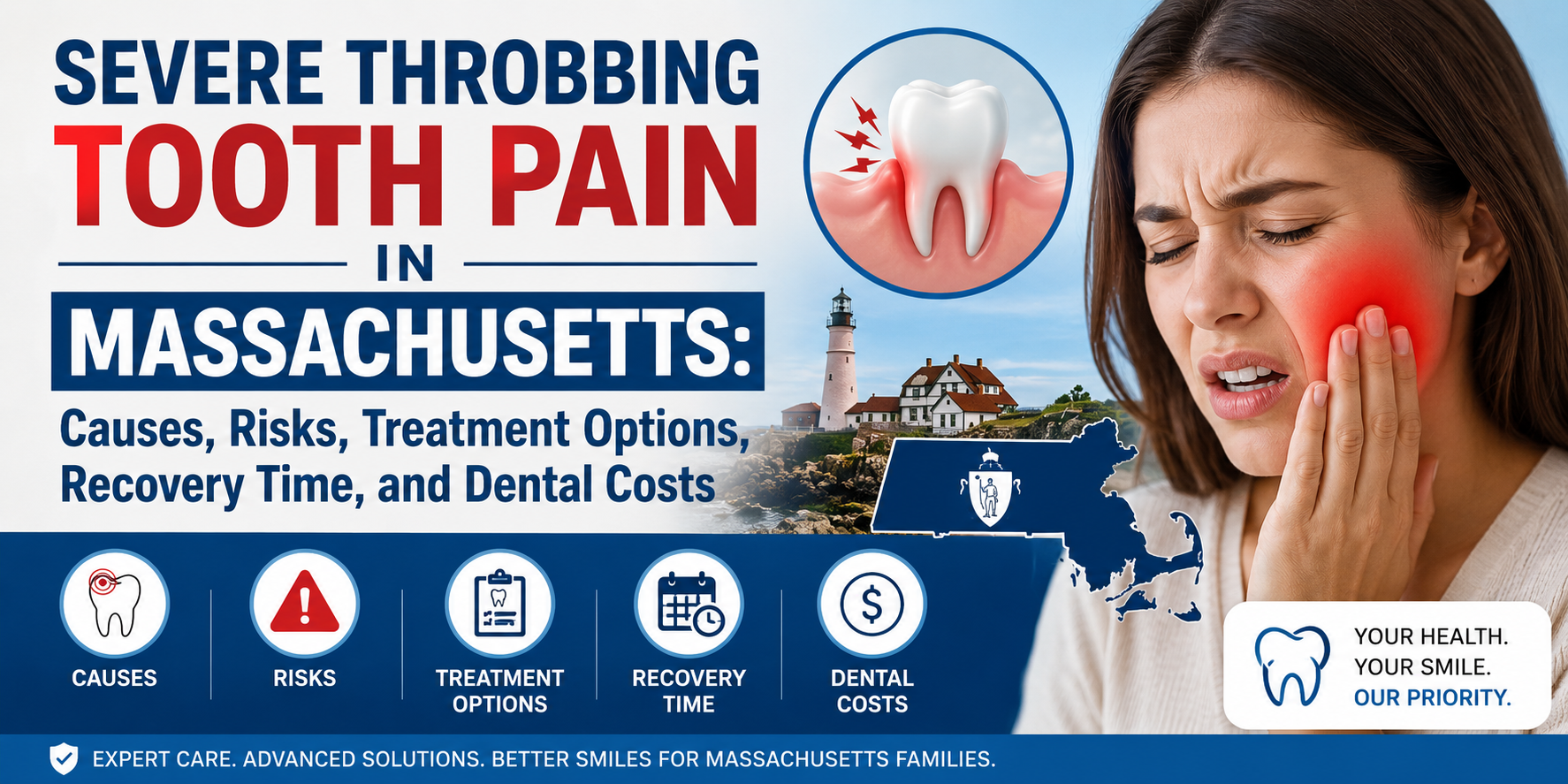 Language : EnglishTopics: Severe throbbing painSevere throbbing tooth pain is one of the most common...