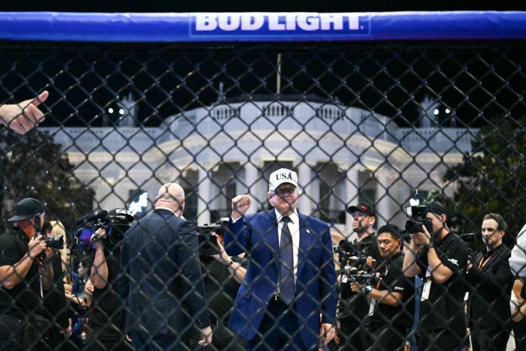 US law enforcement disrupted a plot to attack the White House during a mixed martial arts event atte...