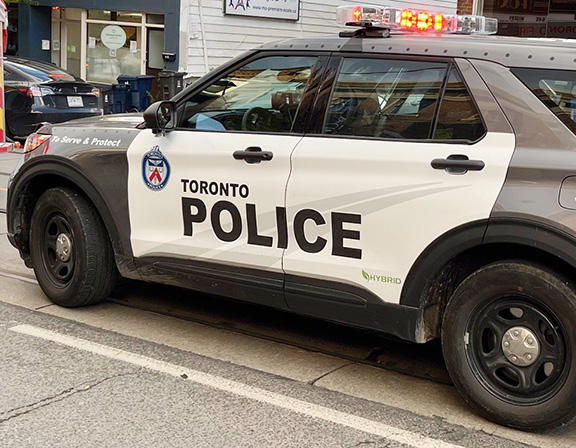 A video has emerged, showing a policeman draw his service weapon and point it directly at a cruiser...