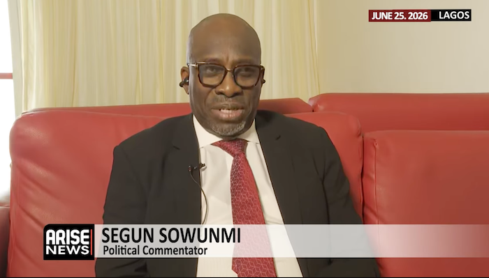 Segun Sowunmi says Tinubu remains firmly ahead politically, arguing opposition parties lack unity, s...