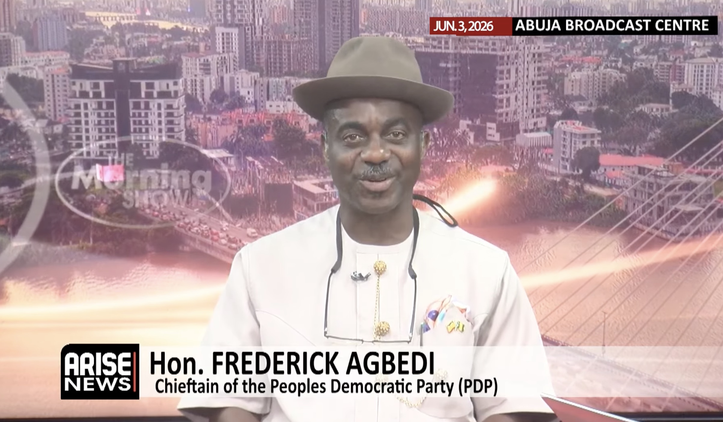 Agbedi says Jonathan can unite the PDP, restore confidence and position the party for victory in 202...
