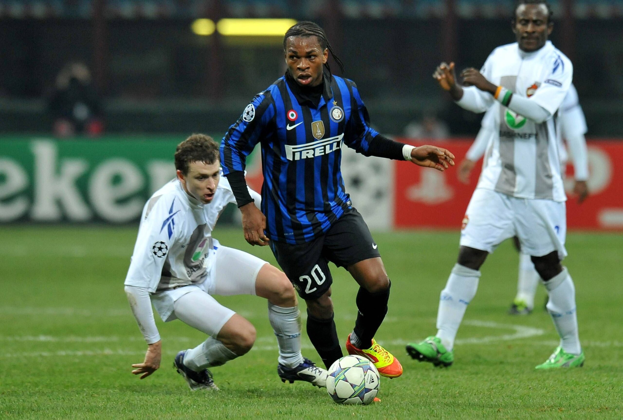 Former Super Eagles players Victor Obinna Nsofor and Joel Obi were part of the Inter Milan Legends s...