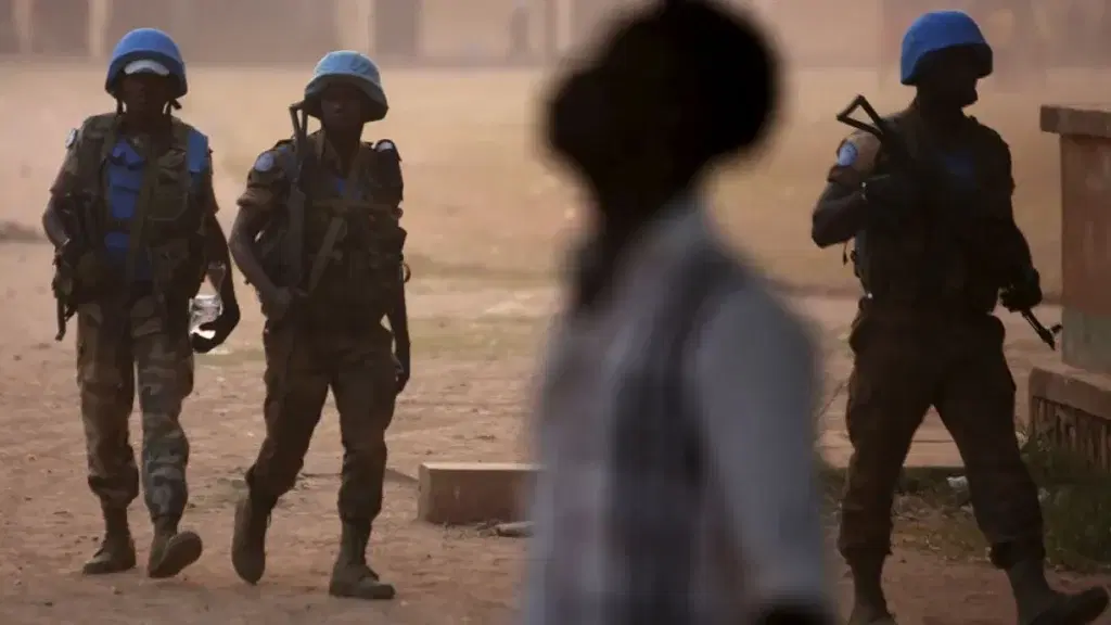 Fighters from Sudan’s Rapid Support Forces and the Central African Republic’s former Seleka rebels o...