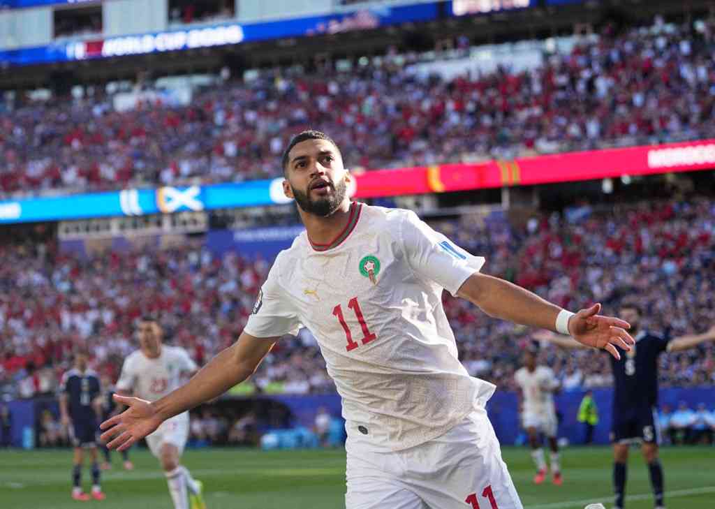 Saibari’s early strike proves decisive as Morocco edge Scotland to boost World Cup knockout hopes si...