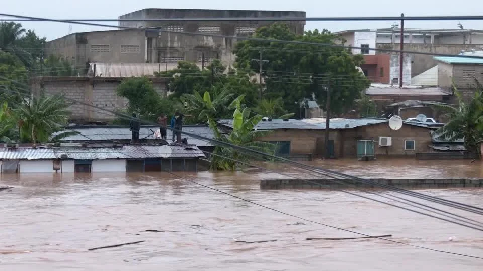 Torrential rains sparked flooding across Accra on Monday, killing at least three people, authorities...