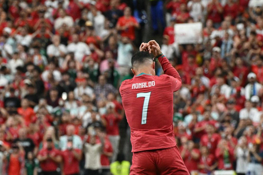 Cristiano Ronaldo became the first man to score in six different World Cup campaigns when he struck...