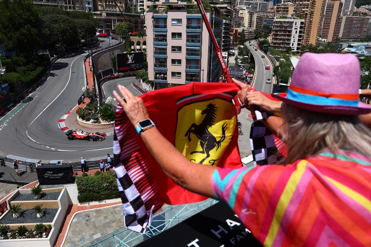 Charles Leclerc was quickest in opening practice for the Monaco Grand Prix as Ferrari went 1-2 to ba...