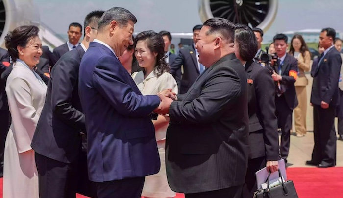 Kim Jong Un and Xi Jinping agree to deepen cooperation and strengthen strategic ties during Pyongyan...