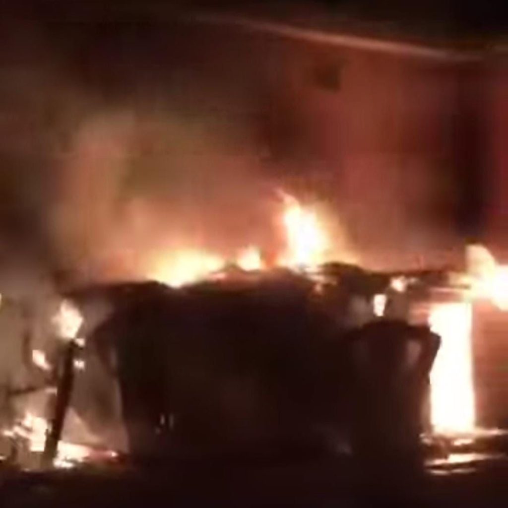 A popular plastic store, Iyanu Plastic, in Osogbo was on Sunday razed by fire with property worth mi...