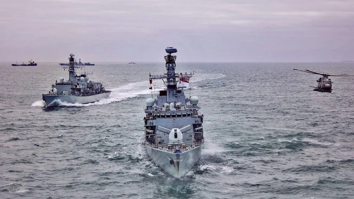 UK forces intercept and detain Russian-linked tanker Smyrtos in the English Channel during a six-hou...