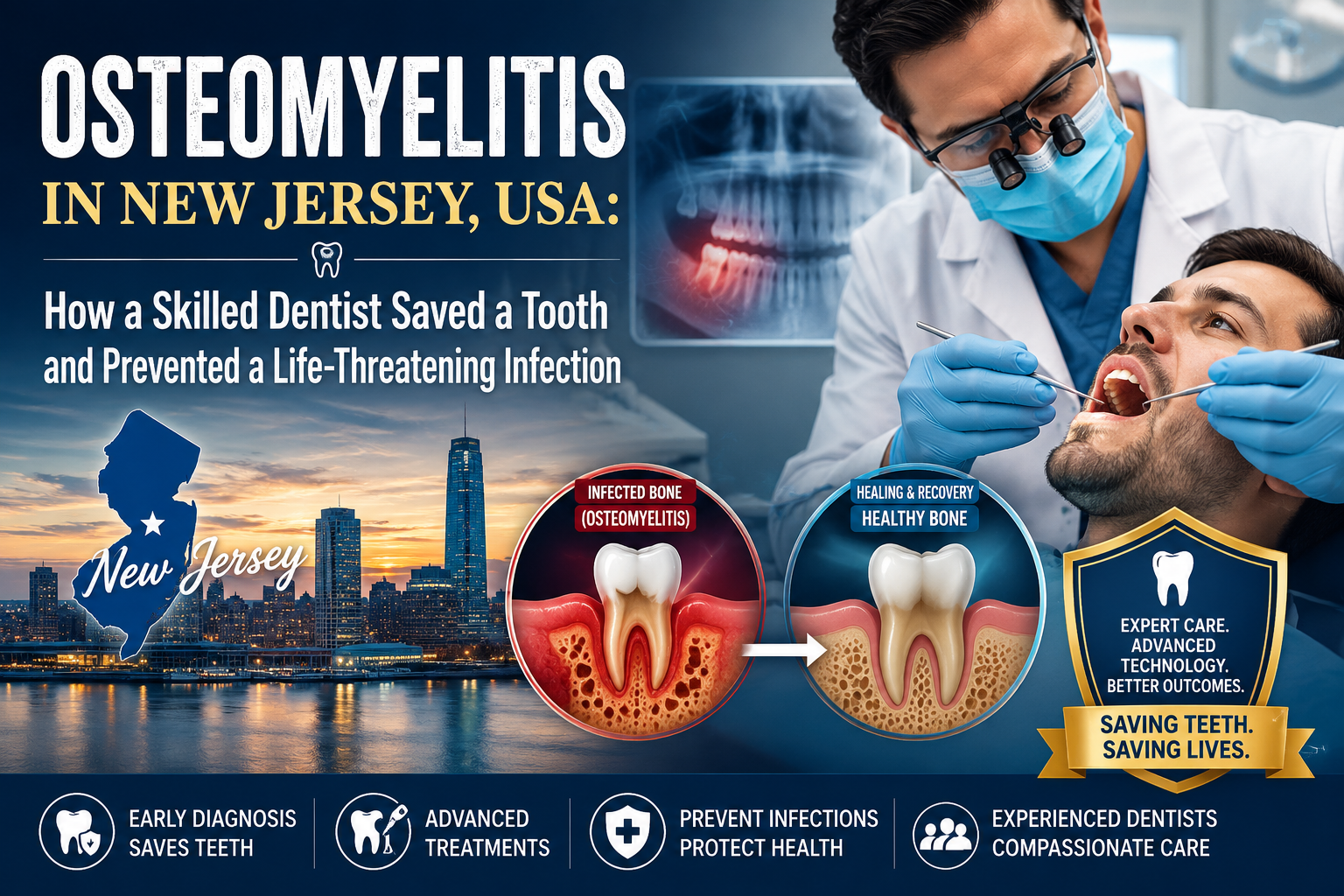 Language : EnglishTopics: Post-root canal painRoot canal infectionOsteomyelitis is one of the most s...