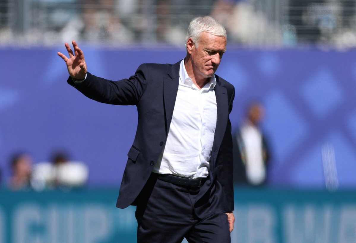 France coach Didier Deschamps will miss Friday’s World Cup group finale against Norway after the dea...