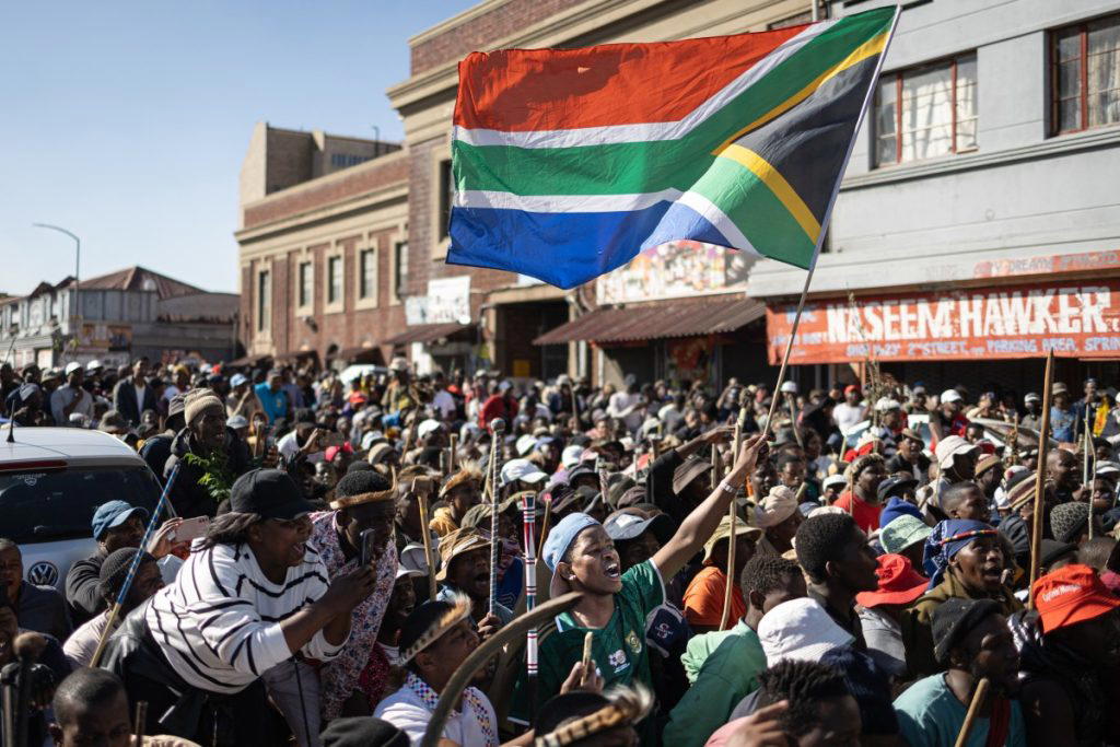 The first group of Nigerians repatriated from South Africa following escalating anti-immigrant attac...