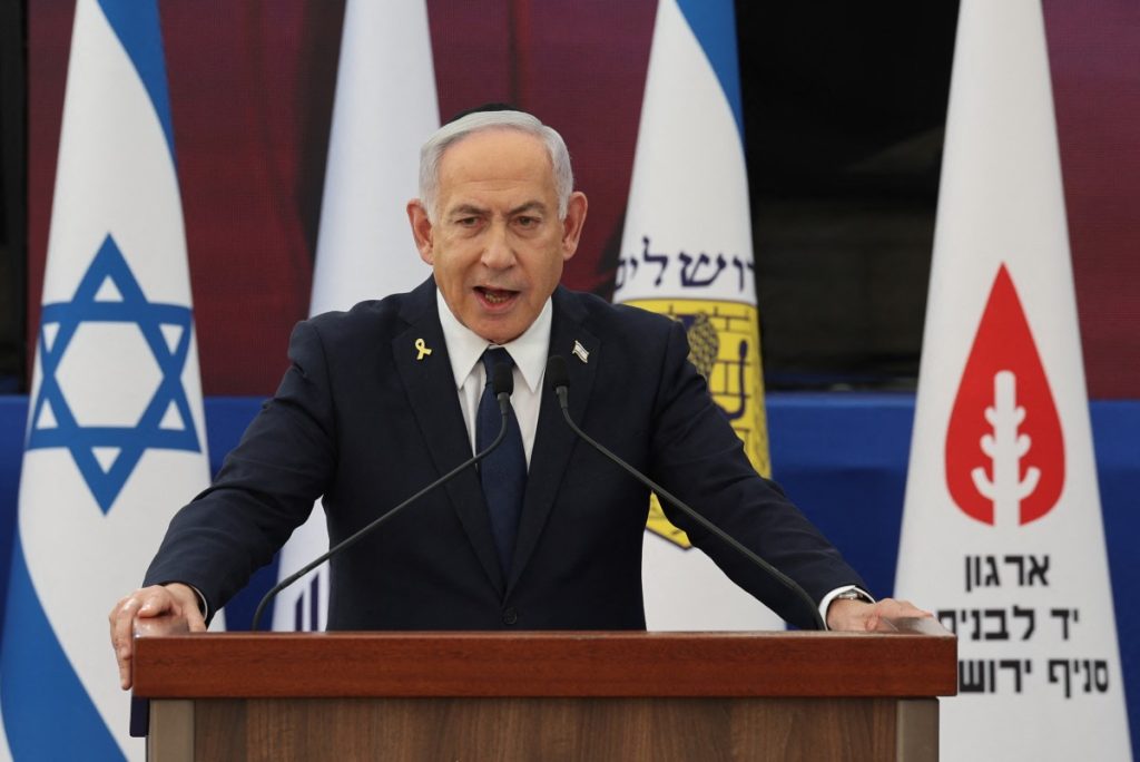Israeli Prime Minister Benjamin Netanyahu visited troops in southern Lebanon on Tuesday, vowing that...