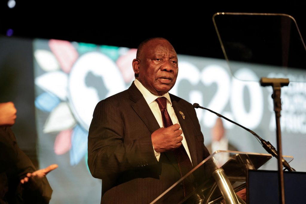 President Cyril Ramaphosa on Tuesday urged South Africans not to blame migrants for the country’s pr...