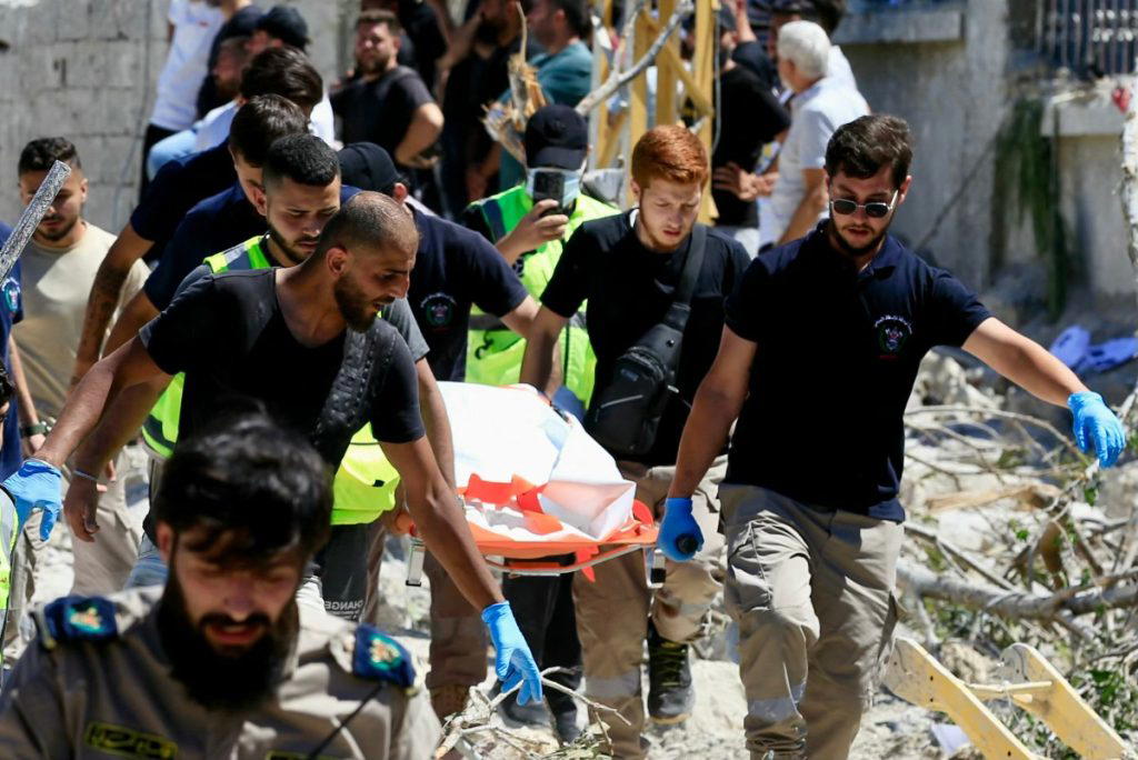 Lebanon’s health ministry said Saturday that Israeli attacks since March 2 when the latest Israel-He...
