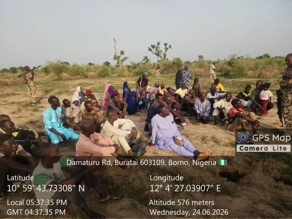 The troops of Operation HADIN KAI have rescued 53 after dismantling a roadblock mounted by suspected...