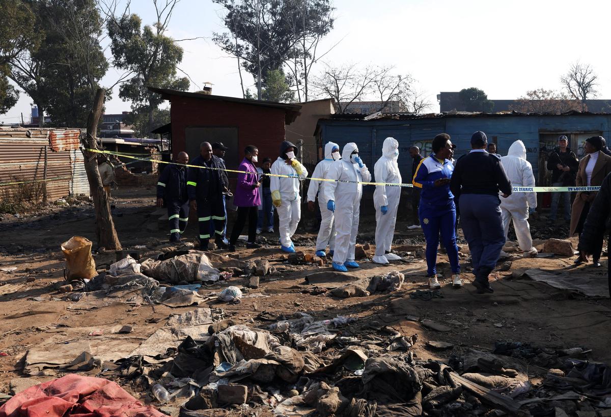 At least 12 people are killed and nine injured in a mass shooting at a Johannesburg settlement.
Sou...