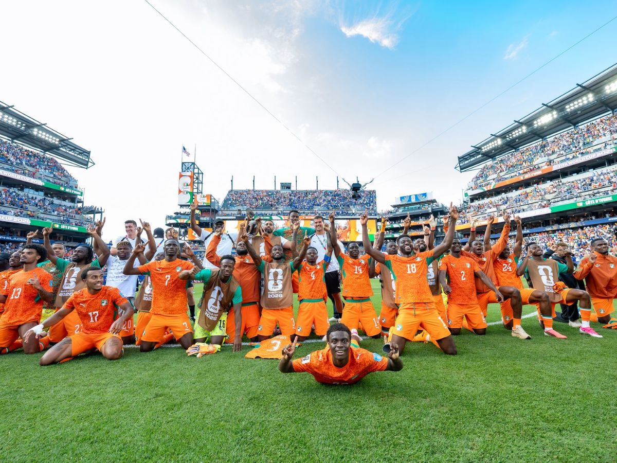 Ivory Coast reach the World Cup knockout stage for the first time after Nicolas Pepe's decisive doub...