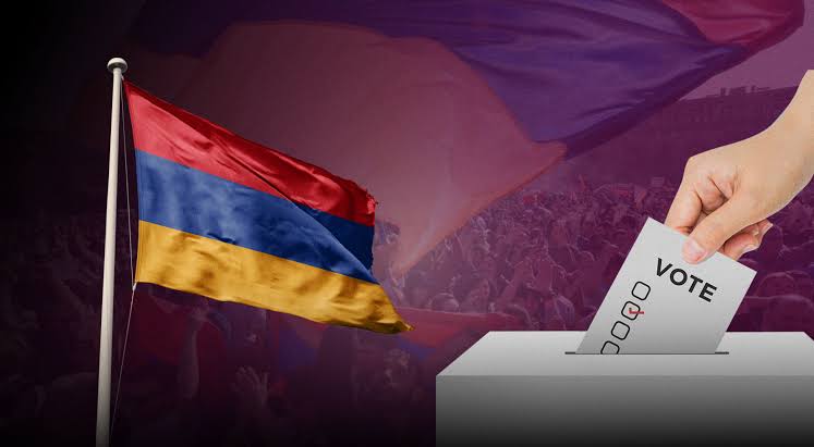 Armenians vote in a parliamentary election shaped by peace talks with Azerbaijan and relations with...
