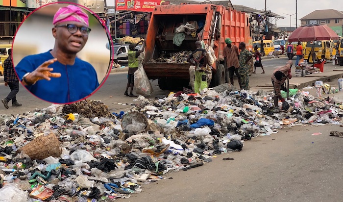 Sanwo-Olu has ordered round-the-clock waste evacuation operations as mounting refuse heaps continue...